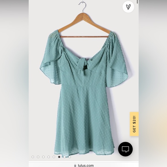 Lulu’s Swiss Dot Skater Dress - Picture 1 of 6